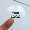 Suministro de Pegatinas Transparentes Autoadhesivas, Pegatinas Selladoras Autoadhesivas con Código QR de Logo para Leche con Té Refrigerada