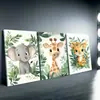Desenho Animado de Animal Quarto de Dormir Mesa de Cabeceira Quarto de Criança Mural Fofo Pintura Pendurada Pintura Decorativa