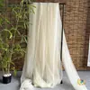 Cortina de Gaze Macia Amarelo Claro Champagne Off-White Decoração de Teto de Casamento Cascata de Gaze Salão de Beleza Evento de Performance Decoração Tela de Gaze