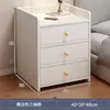 Mesita de Noche Pequeña para Dormitorio del Hogar 2026 Venta Caliente Almacenamiento Gabinete Pequeño Mesita de Noche para Habitación de Alquiler Estante de Almacenamiento Simple