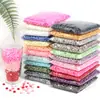 Parches de Perlas de Imitación de Colores de Venta Caliente Europeos y Americanos Cuentas Multicolores Planas de Simulación DIY Cuentas Semicirculares para Ropa Accesorios para el Cabello