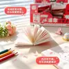 Mini Caderno Hello Kitty com Capa Plástica, Portátil e Fofo, Pautado com Ilustrações, Planejador Estudantil, Mini Caderno com Pingente