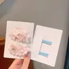 Nuevos y Lindos Pasadores de Encaje para Niñas Clips de Mariposa y Estrella de Mar para Primavera y Verano Pinzas para Flequillo Lateral Accesorios para el Cabello Tocado