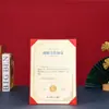 Cubiertas de Certificado Personalizadas al por Mayor con Estampado Dorado para Certificados de Honor y Premios