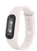 Podómetro inteligente deportivo fitness temporizador podómetro calorías km pulsera deportiva electrónica de silicona reloj núcleo
