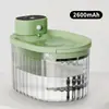 Fonte de Água sem Fio para Gatos com Sensor de Movimento, Automática, Sem Fio, Bomba Silenciosa, Fonte para Pets a Pilha, Dispensador de Tigela de Água para Cães de 102oz/3L com 3 Filtros