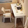 Escritorio de Madera Maciza Pequeño Apartamento Hogar Adulto Mesa Larga Minimalista Moderno Estudiante Estudio Escritorio de Escritura Mesa de Computadora