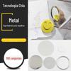 58mm folha de flandres espelho portátil espelho de metal emblema material em branco espelho consumíveis acessórios fabricantes atacado
