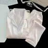 Pijama de Lujo para Mujer Primavera y Otoño 2026, Nuevo Estilo Champaña, Modelo de Transmisión en Vivo, Ropa de Casa de Manga Larga, Conjunto Casual de Seda Simulada