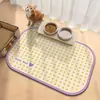 Alfombrilla universal para comida de mascotas para gatos y perros, absorbente, resistente al desgaste, a prueba de fugas, antideslizante y a prueba de salpicaduras, adecuada para que los gatos la usen como alfombrilla de alimentación