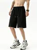 Fabricante Original 2026 Verano para Hombre Peso Pesado Cintura Elástica Cordón Deportivo Corte Limpio Pierna Recta Pantalones Cortos