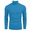 Suéter de cuello alto para hombre de comercio exterior 2022 otoño e invierno suéter europeo y americano para hombre suéter de punto de manga larga Nuevo Verde