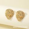 Pendientes con cabeza de león transfronterizos más vendidos de Europa y Estados Unidos para hombres y mujeres, estilo ins japonés y coreano, pendientes de tendencia de moda simples, venta al por mayor en Qingdao