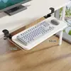 Bandeja para teclado para escritorio de computadora, bandeja extensible para teclado y mouse, tablero de extensión de escritorio, escritorio para juegos con longitud extendida