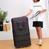 Bolsa de Viaje Facturada Plegable con Expansión de Gran Capacidad, Bolsa de Equipaje Portátil de Hombro, Bolsa de Almacenamiento de Tela Oxford, Ligera e Impermeable