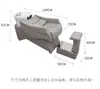 Sillón de lavado de cabeza para peluquería cama de peluquería para el hogar japonesa cama de lavado de cabello cama de enjuague para peluquería cama de lavado de cabello