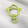 Llavero Dios de la Riqueza Forma de Fortuna Accesorio DIY Colgante Resorte Giratorio Abre-Fácil Material Ecológico Manualidad de Pintura