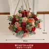 Nuevo Estilo Chino Señal de Agua Artificial Juego Completo de Trípode Floral Bolsa de Papel Combinación de Flores Celebración de Inauguración de Exposición Metabo
