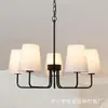Luminária de Cristal para Velas Estilo Europeu Lâmpada Moderna para Sala de Estar Sala de Jantar Quarto Francês Exclusivo Transfronteiriço Lustre de Vidro Curvo com 6 Braços