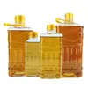 388ml 888ml 2.3L 5L botella de plástico transparente gruesa para aceite aceite de cacahuete botella para condimentos de grado alimenticio con asa