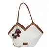 Bolsa Tote Grande de Gran Capacidad para Viajes de Primavera 2026 para Mujer, Bolso de Hombro Casual Elegante y Atractivo para Estudiantes