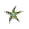 Broche Retro de Estilo Nuevo Europeo y Americano de Estrella de Mar y Concha, Pin de Moda para Chaqueta de Traje de Lujo Ligero para Mujer, Broche Marino