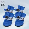 Venta Caliente Transfronteriza Zapatos para Perros Mascotas Cachorro Zapatos Suaves Impermeables Antideslizantes Cubrezapatos para Mascotas Botas de Lluvia Cubrepatas para Zapatos de Mascota