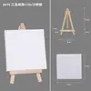 Mini caballete de escritorio trípode de madera soporte de exhibición plegable pequeño marco para pintura al óleo arte infantil tablero de dibujo pequeño