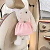 Caja de Pañuelos para Coche Creativa Dibujos Animados Muñeco de Peluche Lindo Caja de Pañuelos Colgante Bolsa Colgante para Pañuelos en el Respaldo del Asiento del Coche