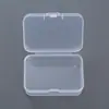 KH58 Caja de Almacenamiento Rectangular 6.5 con Diamantes Nueva Caja de Plástico Pinzas para el Cabello Joyería Uñas Postizas Aretes Tapa abatible Escritorio Venta al por Mayor