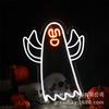 Fios de Luz LED Patenteados Halloween LED Piscante Fantasma Luzes de Neon Luzes Decorativas Atacado