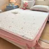 Faldón de Cama Acolchado de Algodón Puro 2026 Estilo Nuevo Cubierta Protectora de Colchón Universal para Todas las Estaciones 100% Algodón a Prueba de Suciedad Antideslizante Juego de Tres Piezas