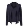 Conjunto de tres piezas para mujer estilo coreano: cárdigan casual de manga larga + top de tirantes + pantalones casuales con cordón, atuendo puro y seductor para otoño