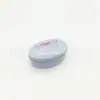Caja de Jabón Profesional Personalizada de Hojalata con Imágenes, Caja de Empaque Mini Ovalada, Soporta Impresión a Color Cmyk