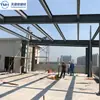 Fábrica de Foshan estrutura de aço chapa de ferro construção pode ser processado toldo personalizado resistente à pressão durável galpão de aço colorido processamento de canal