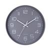 Reloj de pared de cuarzo tridimensional transparente con fuente precisa y silencioso para sala de estar, oficina y hogar, moderno y sencillo, de 12 pulgadas