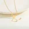 TikTok Little Red Book Novo Colar com Laço e Franja Cor Dupla Corrente Curta para Clavícula Tendência Elegante Celebridade Cyber Colar de Cristal