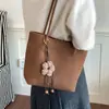 Bolso de mujer de gran capacidad 2026 nuevo de moda otoño vintage patrón tejido bolso tote para el trabajo bolso de hombro de gran capacidad