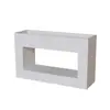 Macetero de Hierro Forjado para Exterior Tienda de Té con Leche Columpio Portaflores para Exteriores Combinación de Estante para Flores Cuadrado Ranura para Flores Acero Inoxidable