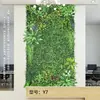 Pared Vegetal Simulada, Pared de Plantas Verdes, Accesorios de Decoración de Fondo de Césped para Exteriores y Interiores