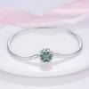 Pulsera de Plata S925 Chapada en Cobre con Atrapasueños de Trébol de Cuatro Hojas Cadena Hueso de Serpiente Cuentas Colgante Cadena Transfronteriza Europea y Americana