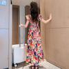 Vestido de verano para niñas, nuevo estilo coreano, estilo occidental, falda de verano para niñas, falda de princesa grande para niñas, moda transfronteriza