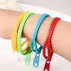 No. 5 Pulseras de Cremallera Monocromáticas para Niños Productos de Puesto Callejero de Pequeños Artículos de Yiwu Pulsera Inteligente Deportiva al por Mayor