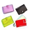Portatarjetas de PVC, Cubierta de Libro Transparente Mate, Cubierta Protectora de Documentos, Cubierta de Libro Cuadrada para Tarjetas de Identificación de Banco y Juego, Bolsa, Bolsa Sellada