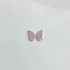 Serie Galvanizada Mariposa Incrustada de Diamantes Accesorios DIY para Funda de Teléfono de Resina