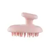 Escova de Shampoo Minimalista Estilo Japonês Portátil Integrada Oval para Homens e Mulheres, Uso Duplo para Cabelo Seco e Molhado, Pente de Massagem, Escova de Limpeza do Couro Cabeludo