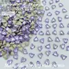 6*7mm Coração Torto Base Pontiaguda Formato Especial Diamante para Nail Art Pequeno Mini Joia para Nail Art Material para Polimento de Unhas Usável Atacado