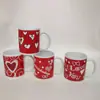 Caneca Cerâmica Gravada 12oz Caneca Cerâmica Reta Caneca de Água Criativa Caneca de Leite Caneca de Café Atacado