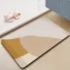 Diatom Mud Banheiro Absorvente Tapete de Piso Luz de Vaso Sanitário Tapete Antiderrapante de Luxo Porta de Entrada de Secagem Rápida Tapete de Pé Tapete de Porta de Vaso Sanitário
