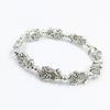 Pulseira de prata Miao estilo étnico pulseira de prata imitação prata antiga pulseira de prata antiga Buda sorridente Sakyamuni corajoso correndo Jianghu joias mais vendidas atacado